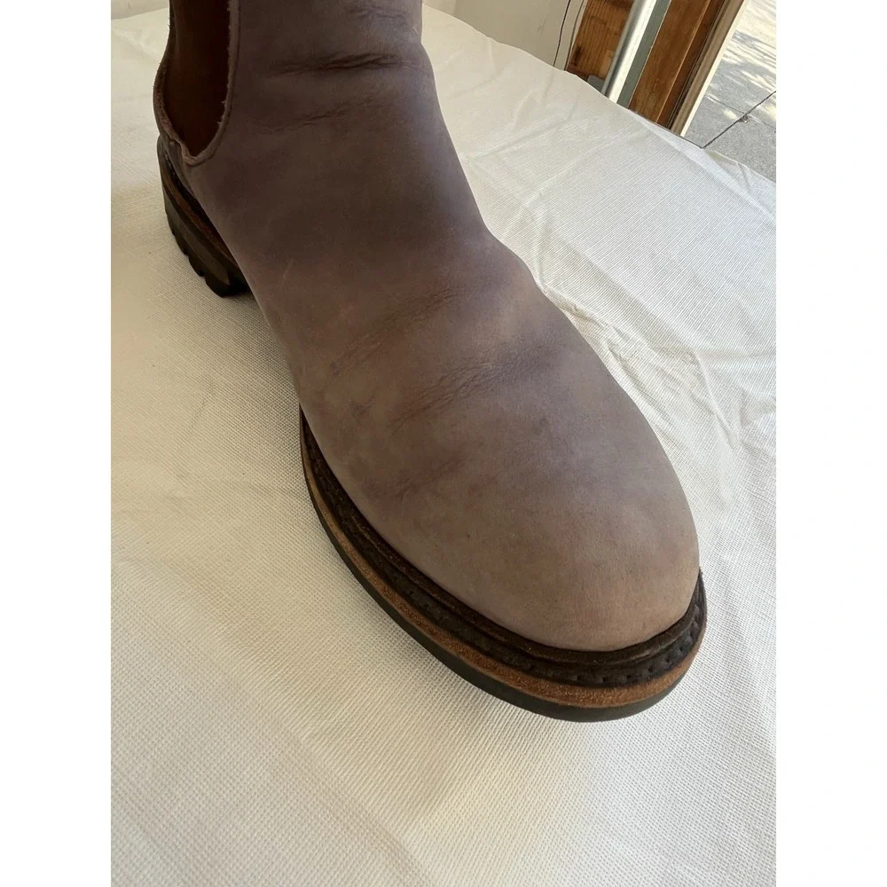 ALLEN EDMONDS Mens Surrey Chelsea 8.5 3E Weatherproof Ankle Boots Brown Comfort‎